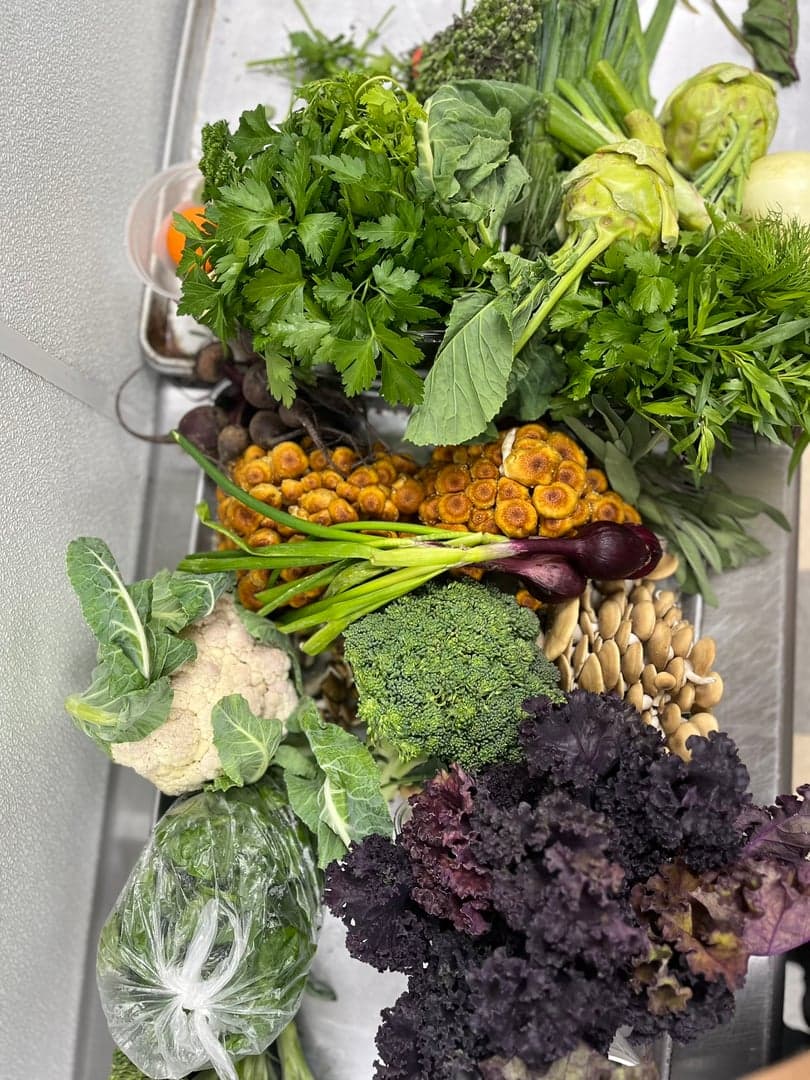 Local leafy greens